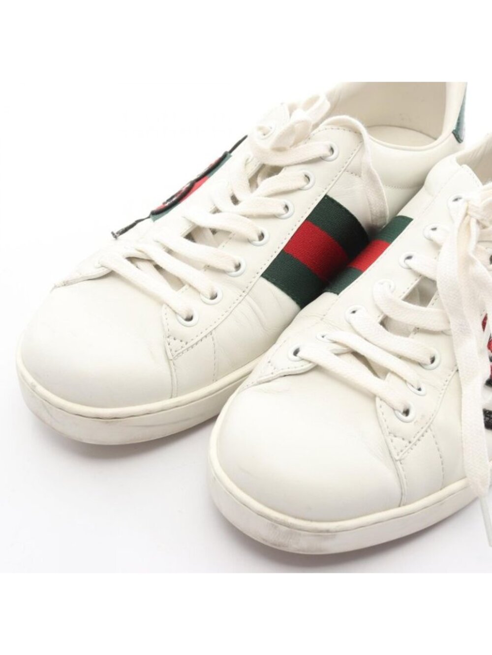 Gucci Sneakers Embroidered Sherry Line Leather - Picture 8 of 11